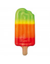 Tradineur - Colchoneta para Nadar, Tumbona Hinchable con Forma de Helado, Flotador Inflable de Natación Material de Vinilo. 185