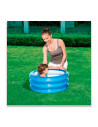 Tradineur - Piscina hinchable infantil, 3 aros, vinilo resistente, válvula de seguridad, 3 cámaras de aire. Color Surtido. 70 x