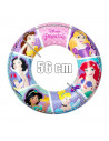 Tradineur - Flotador hinchable de princesas infantil, vinilo resistente, 56 cm diámetro. Para niños de 3 - 6 años.