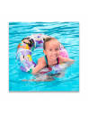 Tradineur - Flotador hinchable de princesas infantil, vinilo resistente, 56 cm diámetro. Para niños de 3 - 6 años.