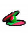 Tradineur - Juego de pelota de velcro, juguete para lanzar, juego de pelota Toss and Catch, actividades al aire libre, incluye 1