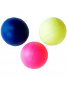 Tradineur - Set de 3 pelotas de playa, fabricadas en plástico PVC, diámetro 4 cm, colores aleatorios