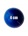 Tradineur - Set de 3 pelotas de playa, fabricadas en plástico PVC, diámetro 4 cm, colores aleatorios