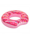 Tradineur - Flotador hinchable con diseño de donut, vinilo resistente, 107 cm diámetro.