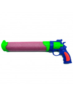 Tradineur - Pistola de agua con diseño de revolver, fabricado en FOAM y plástico, Para mayores de 3 años, Color Surtido. 14 x 42