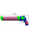 Tradineur - Pistola de agua con diseño de revolver, fabricado en FOAM y plástico, Para mayores de 3 años, Color Surtido. 14 x 42