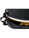 Tradineur - Hinchador de pie de 2 litros, inflador de fuelle, bomba de inflado con 3 boquillas y tubo flexible para colchonetas,