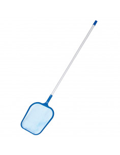 Tradineur - Recogehojas para piscina con barra telescópica de aluminio, red de limpieza con pértiga para spa, jacuzzi, charca, f