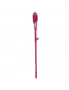 Tradineur - Antorcha de jardín de fibra vegetal, lámpara con mecha para playa, césped, paseos, decoración exterior, bodas, fiest