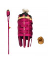 Tradineur - Antorcha de jardín de fibra vegetal, lámpara con mecha para playa, césped, paseos, decoración exterior, bodas, fiest