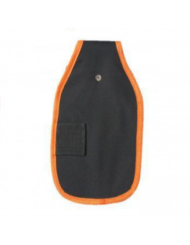 Bolsa porta herramientas para cinturón 26 x 16 cm color negro y naranja, bolsillo para llaves, martillo, profesionales de la con