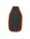 Bolsa porta herramientas para cinturón 26 x 16 cm color negro y naranja, bolsillo para llaves, martillo, profesionales de la con