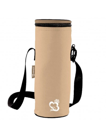 Tradineur - Porta Botellas, fabricado en poliéster y aluminio, Incluye asa ajustable. Color surtido. 33 x 10 cm (alto x diámetro Tradineur - Porta Botellas, fabricado en poliéster y aluminio, Incluye asa ajustable. Color surtido. 33 x 10 cm (alto x diámetro