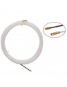 Guía para pasar cables de 0.3 x 100 cm de plástico. Sonda pasahilos. Plástico para incorporar cables fácilmente. Conductor para