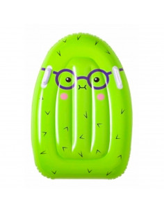Tradineur - Colchoneta infantil hinchable con diseño de frutas, vinilo resistente, incluye parche de reparación, 84 x 76 cm