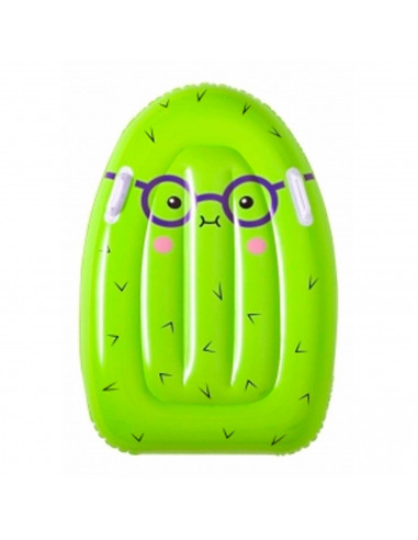 Tradineur - Colchoneta infantil hinchable con diseño de frutas, vinilo resistente, incluye parche de reparación, 84 x 76 cm