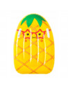Tradineur - Colchoneta infantil hinchable con diseño de frutas, vinilo resistente, incluye parche de reparación, 84 x 76 cm