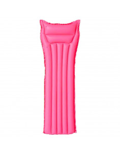 Tradineur - Colchoneta hinchable, 2 cámaras de aire, vinilo resistente, parche de reparaciones, 183 x 69 cm, color y modelo alea