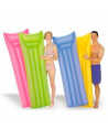 Tradineur - Colchoneta hinchable, 2 cámaras de aire, vinilo resistente, parche de reparaciones, 183 x 69 cm, color y modelo alea