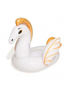 Tradineur - Pegaso hinchable, asas de alta resistencia,vinilo resistente, incluye parche de reparación, 159 x 109 cm