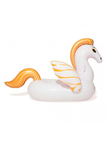 Tradineur - Pegaso hinchable, asas de alta resistencia,vinilo resistente, incluye parche de reparación, 159 x 109 cm