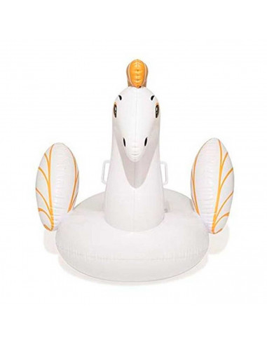 Tradineur - Pegaso hinchable, asas de alta resistencia,vinilo resistente, incluye parche de reparación, 159 x 109 cm
