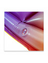 Tradineur - Colchoneta hinchable arcoiris, 2 cámaras de aire, vinilo resistent. Ideal para verano, disfruta de la piscina y play