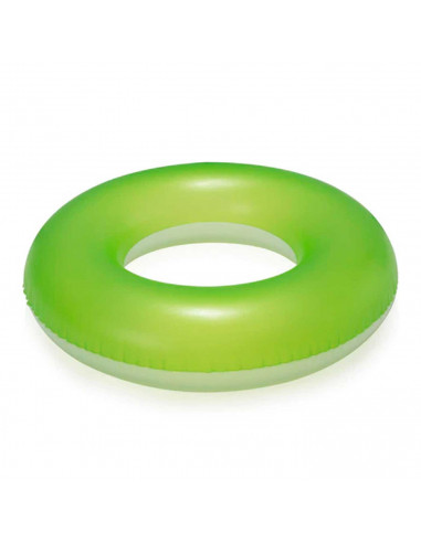 Tradineur - Flotador hinchable diseño neón, vinilo resistente, válvula de seguridad, para mayores de 10 años. Color surtido. 91