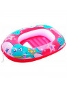 Tradineur - Barca hinchable infantil modelo surtido, vinilo resistente, válvula de seguridad, 102 x 69 cm.