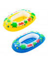 Tradineur - Barca hinchable infantil modelo surtido, vinilo resistente, válvula de seguridad, 102 x 69 cm.
