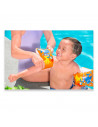 Tradineur - Manguitos infantiles de peces, piscina, vinilo resistente. Para niños de 3 - 6 años. 23 x 15 cm
