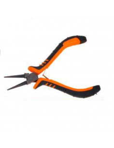 Mini alicates 11,2 cm con mango antideslizante, alicates de precisión, acero y plástico, punta de 2,7 cm, tenaza, mantenimiento
