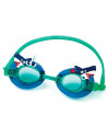 Tradineur - Gafas de natación junior, Protección UV, ligeras y versátiles, Fabricadas en PVC, totalmente ajustable. Color Surtid