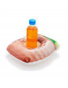 Tradineur - Posavasos hinchable coctel mula Moscú, fabricado PVC, ideal para piscina o spa. 28 x 23 cm 