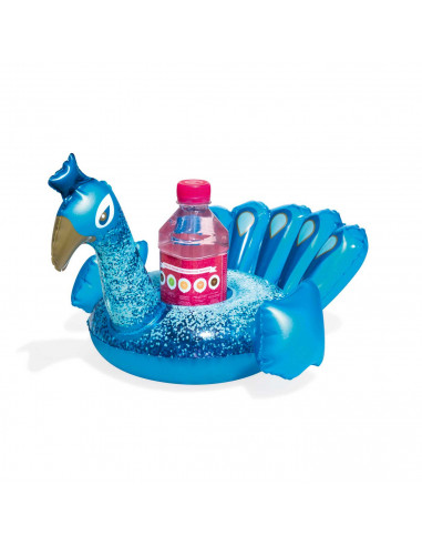 Tradineur - Posavasos hinchable diseño de flamenco/pavo, fabricado PVC, ideal para piscina o spa. Modelo surtido. 
