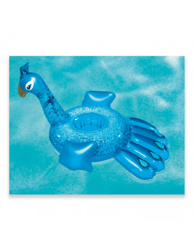 Tradineur - Posavasos hinchable diseño de flamenco/pavo, fabricado PVC, ideal para piscina o spa. Modelo surtido. 