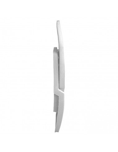 Tradineur - Silla plegable para playa, fabricado en resistente plástico, ligero y cómodo. Color blanco. 64 x 42 x 85 cm
