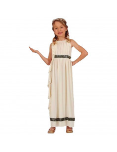 Tradineur - Disfraz de romana para niñas de 7 a 9 años para las fiestas de arde lucus y otras festividades, carnaval, Halloween,