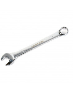 Llave fija de hierro combinada 28,5 cm y cabezas de 24 mm, llave estándar, superficie pulida, uso profesional y aficionado, repa