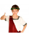 Tradineur - Disfraz Cesar Augusto infantil, fibra sintética, incluye túnica y capa, carnaval, arde lucus, halloween, cosplay, fi