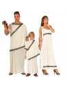Tradineur - Disfraz romano adulto, fibra sintética, incluye túnica, carnaval, Arde Lucus, Halloween, cosplay, fiestas (Talla L)