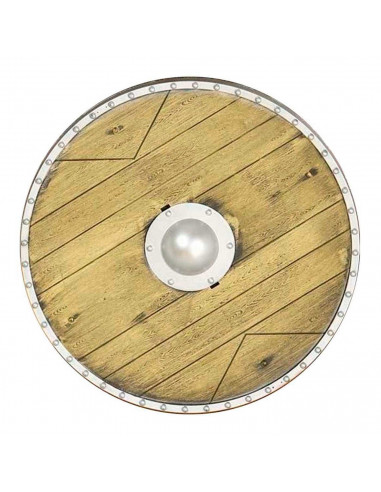 Tradineur - Escudo vikingo de plástico, complemento para Arde Lucus, carnaval, Halloween, fiestas, Ø 40 cm