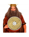 Tradineur - Escudo vikingo de plástico, complemento para Arde Lucus, carnaval, Halloween, fiestas, Ø 40 cm