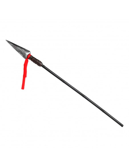 Tradineur - Lanza de gladiador romano, desmontable, 150 cm de longitud, para Arde Lucus, halloween y celebraciones. Tradineur - Lanza de gladiador romano, desmontable, 150 cm de longitud, para Arde Lucus, halloween y celebraciones.