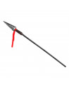 Tradineur - Lanza de gladiador romano, desmontable, 150 cm de longitud, para Arde Lucus, halloween y celebraciones. 