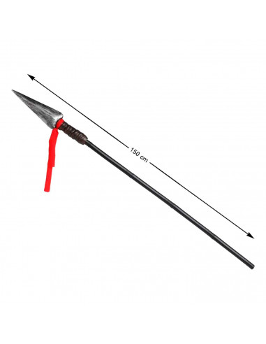 Tradineur - Lanza de gladiador romano, desmontable, 150 cm de longitud, para Arde Lucus, halloween y celebraciones. 