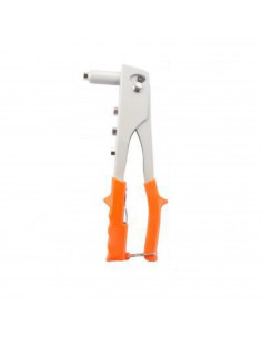 Remachadora manual 25 cm con mango de plástico, grapadora de clavos de hierro, herramienta de reparación, bricolaje, uso profesi