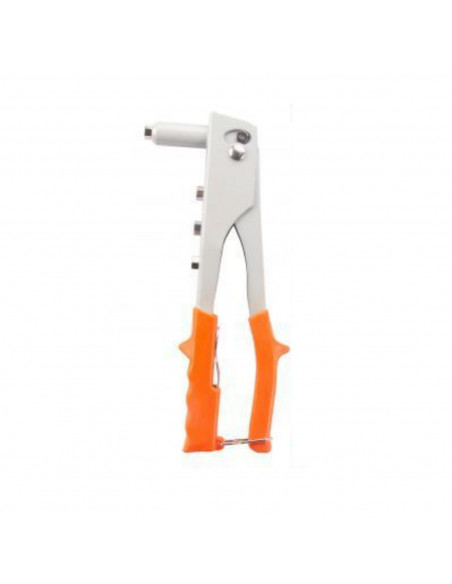 Remachadora manual 25 cm con mango de plástico, grapadora de clavos de hierro, herramienta de reparación, bricolaje, uso profesi