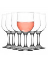 Tradineur - Set de 6 copas de cristal, modelo Nevakar, para cócteles, vino, bebidas, resistentes, aptas para lavavajillas, celeb