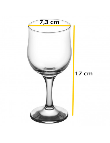 Tradineur - Set de 6 copas de cristal, modelo Nevakar, para cócteles, vino, bebidas, resistentes, aptas para lavavajillas, celeb